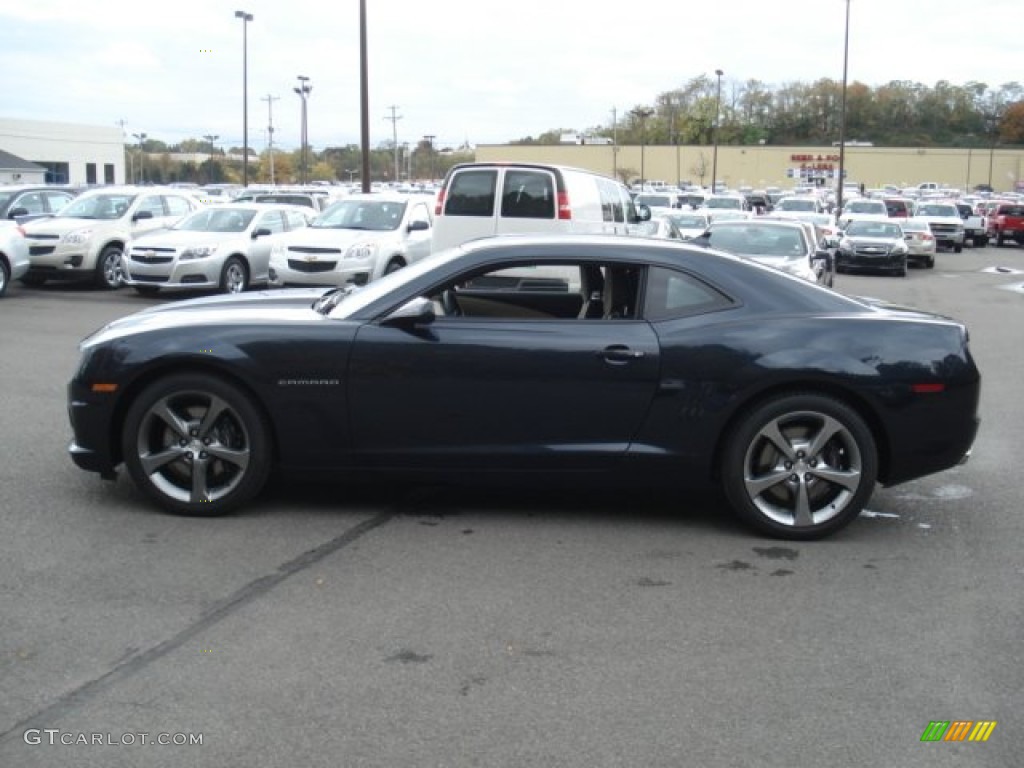 2013 Camaro SS/RS Coupe - Blue Ray Metallic / Beige photo #5