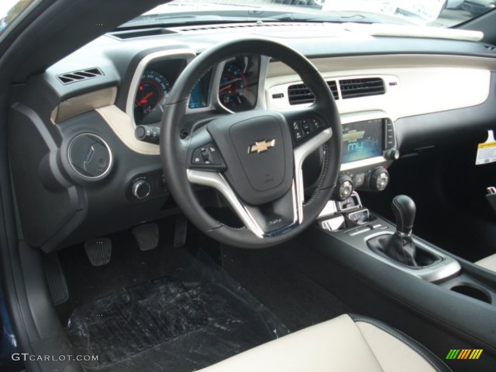 2013 Chevrolet Camaro SS/RS Coupe Beige Dashboard Photo #72205428