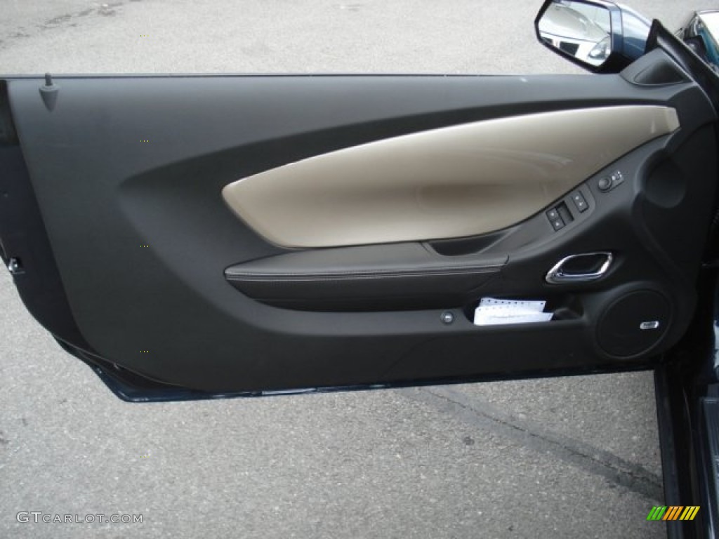 2013 Chevrolet Camaro SS/RS Coupe Beige Door Panel Photo #72205477