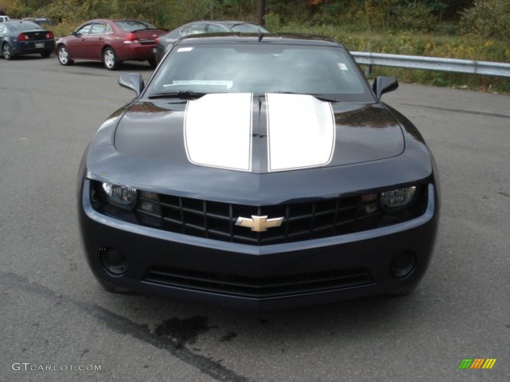 2013 Camaro LS Coupe - Blue Ray Metallic / Black photo #3