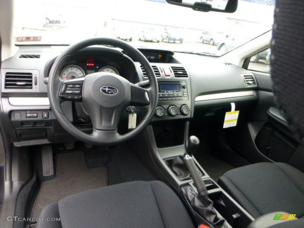Black Interior 2013 Subaru Impreza 2.0i 4 Door Photo #72205934
