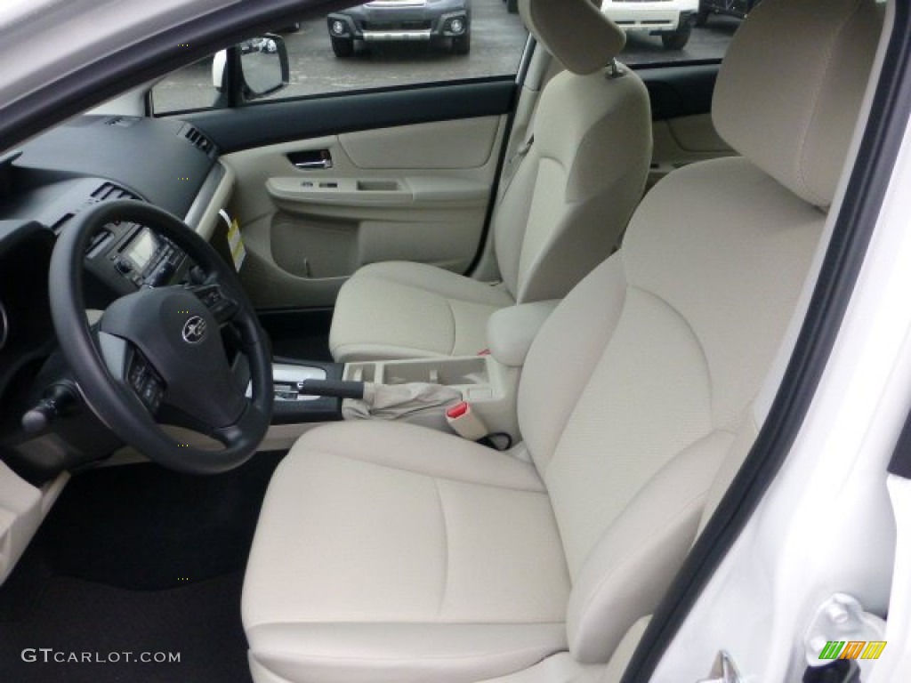 Ivory Interior 2013 Subaru Impreza 2.0i Premium 4 Door Photo #72206315