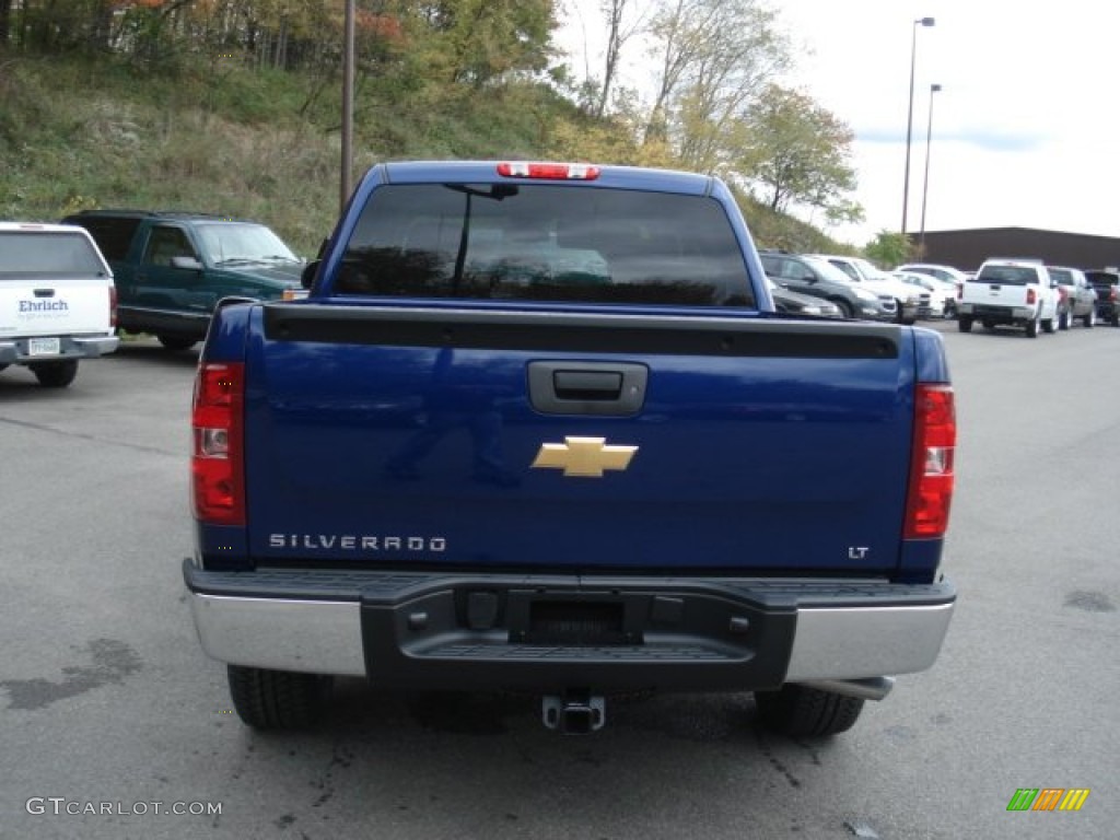 2013 Silverado 1500 LT Crew Cab 4x4 - Blue Topaz Metallic / Ebony photo #7