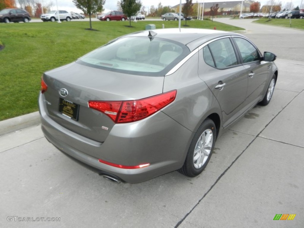 2013 Optima LX - Titanium Silver Metallic / Gray photo #4