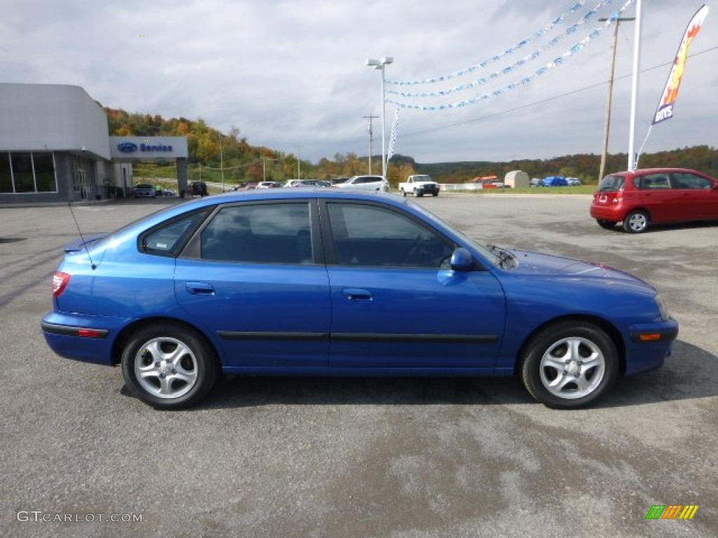 Tidal Wave Blue 2004 Hyundai Elantra GT Hatchback Exterior Photo #72209360