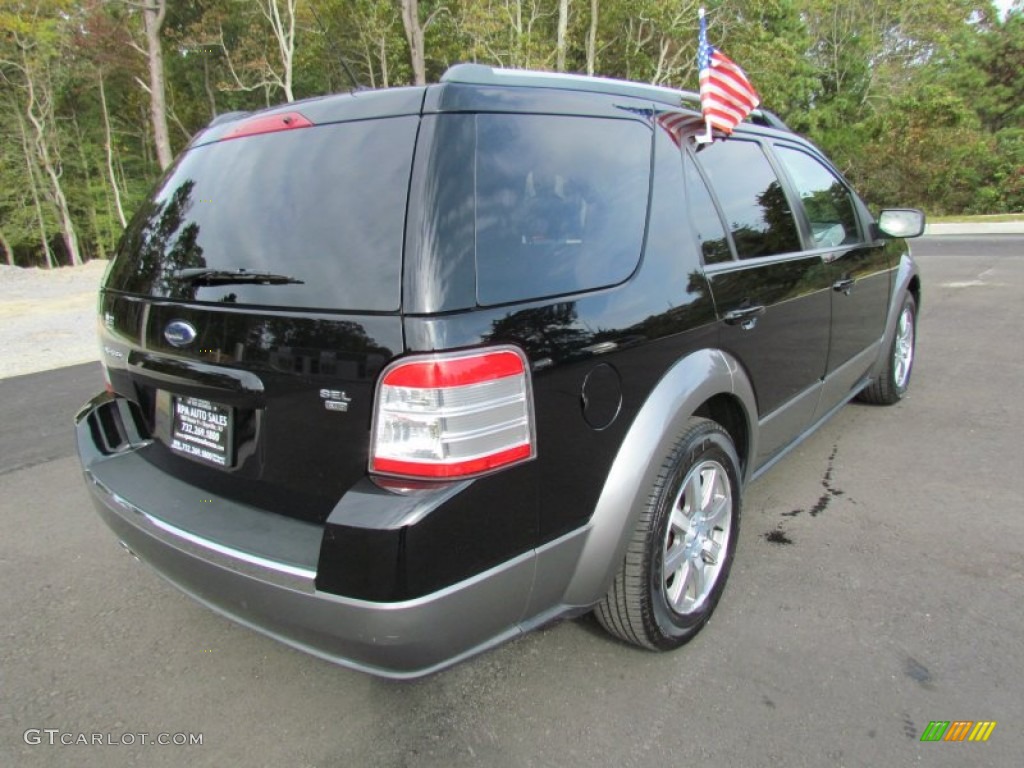 2008 Taurus X SEL AWD - Black / Medium Light Stone photo #13