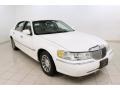 2001 Vibrant White Lincoln Town Car Signature  photo #1