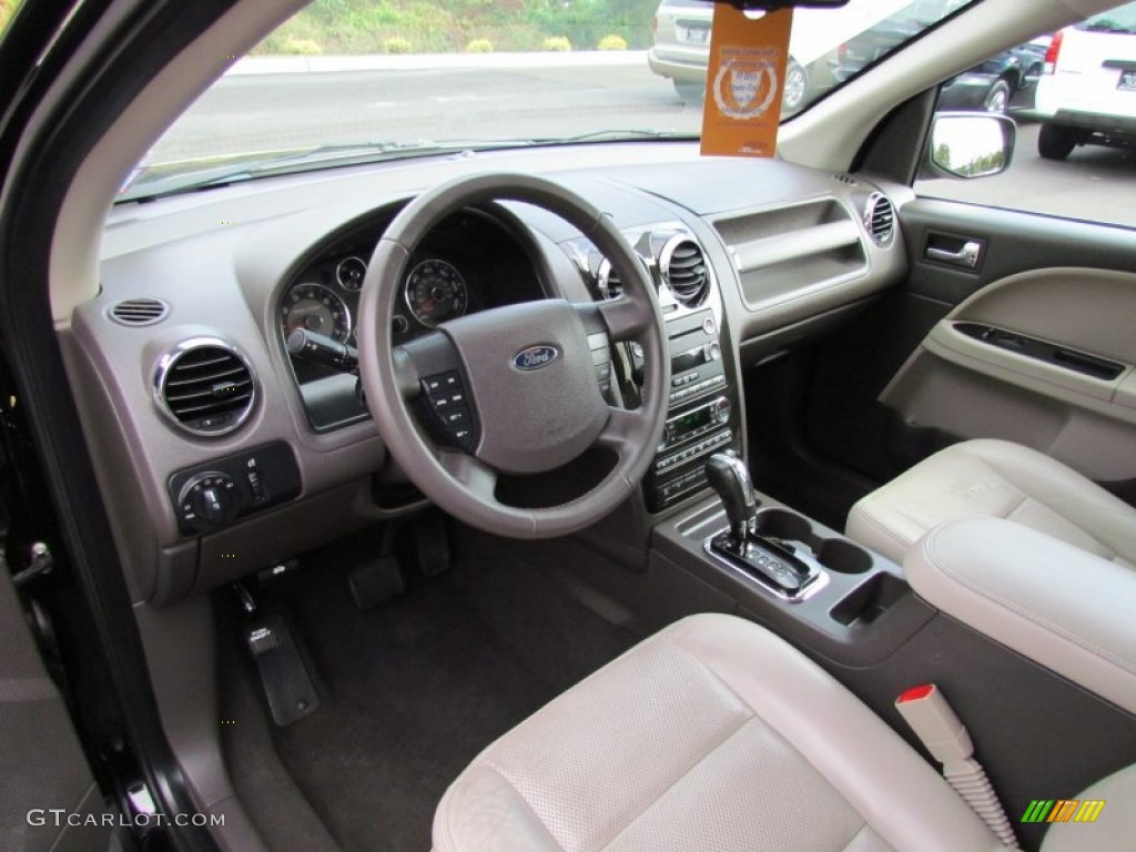2008 Taurus X SEL AWD - Black / Medium Light Stone photo #23