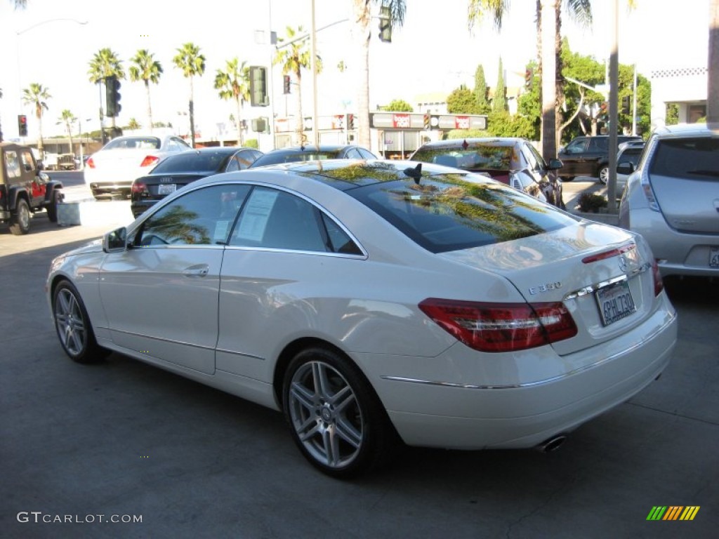 2011 E 350 Coupe - Arctic White / Black photo #4