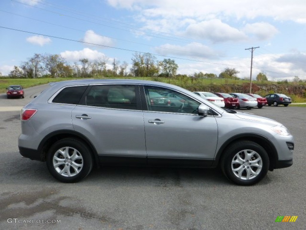 Liquid Silver Metallic 2011 Mazda CX-9 Touring AWD Exterior Photo #72210323