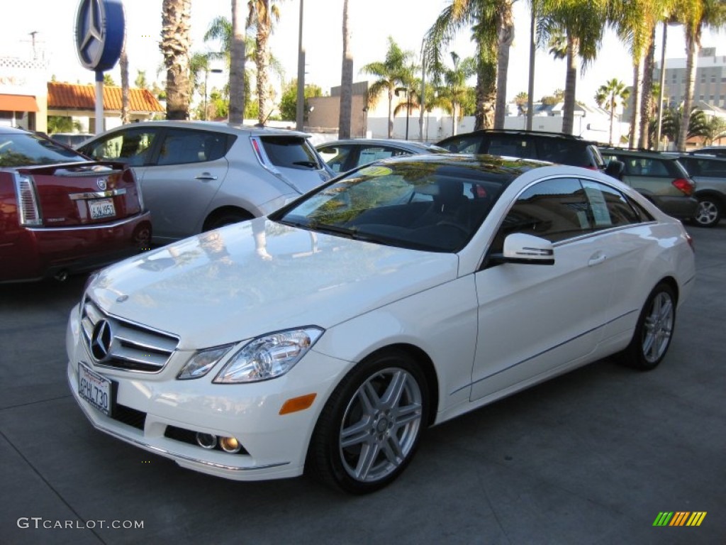 2011 E 350 Coupe - Arctic White / Black photo #5