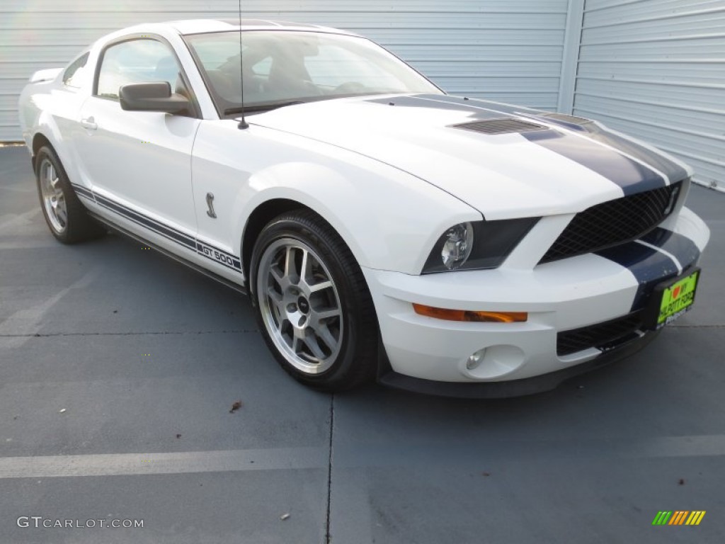 2009 Mustang Shelby GT500 Coupe - Performance White / Black/Black photo #1