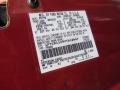 FL: Toreador Red Metallic 1997 Ford Ranger XLT Regular Cab 4x4 Color Code