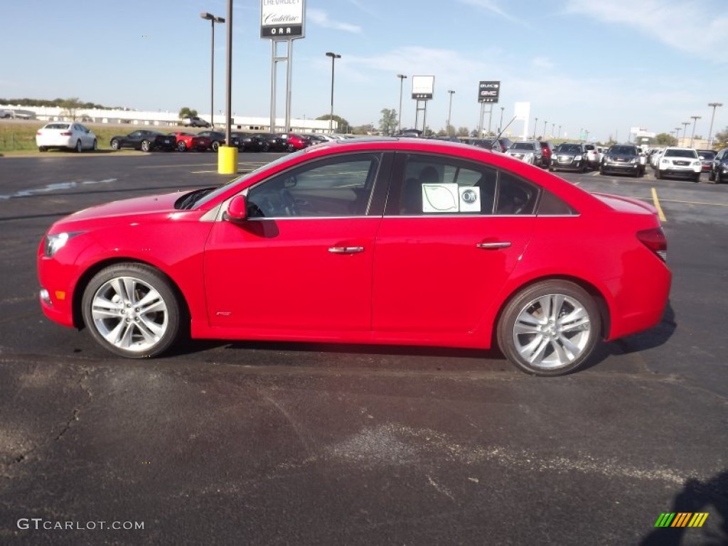 2013 Cruze LTZ/RS - Victory Red / Jet Black photo #8