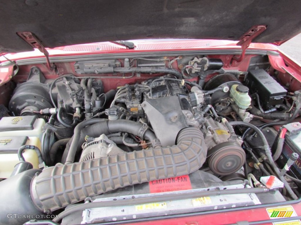 1997 Ford Ranger XLT Regular Cab 4x4 4.0 Liter OHV 12-Valve V6 Engine Photo #72210589