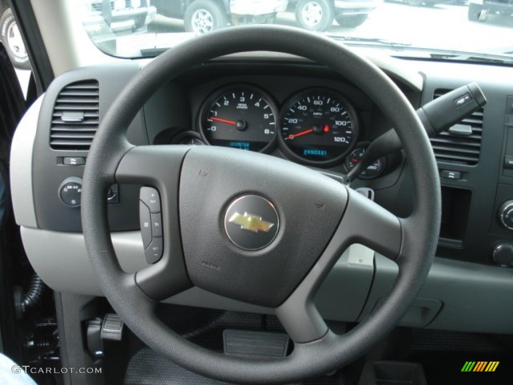 2013 Silverado 1500 LS Regular Cab 4x4 - Black / Dark Titanium photo #17