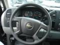Dark Titanium 2013 Chevrolet Silverado 1500 LS Regular Cab 4x4 Steering Wheel