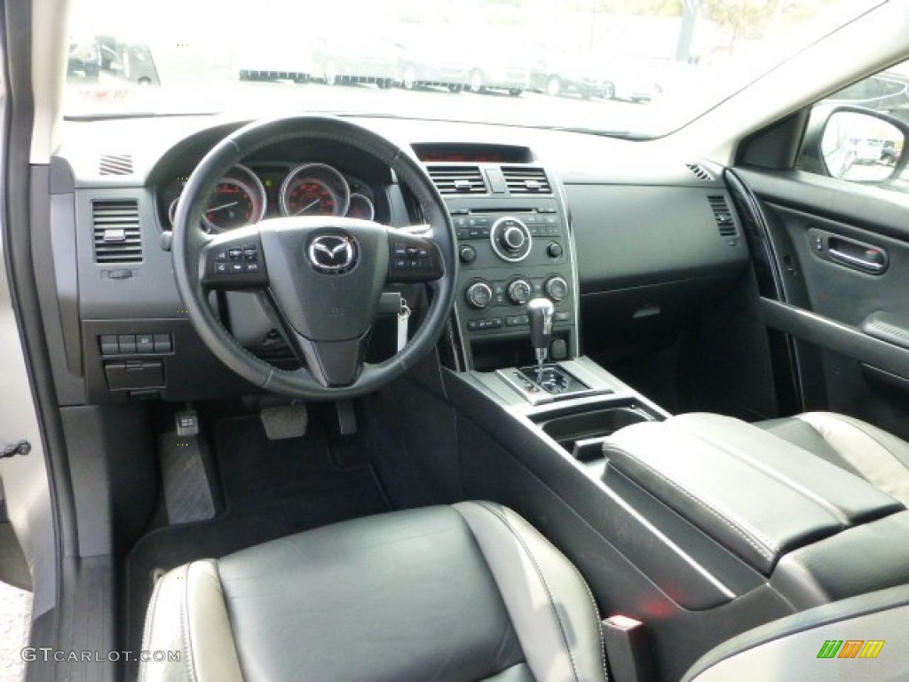 Black Interior 2011 Mazda CX-9 Touring AWD Photo #72210626