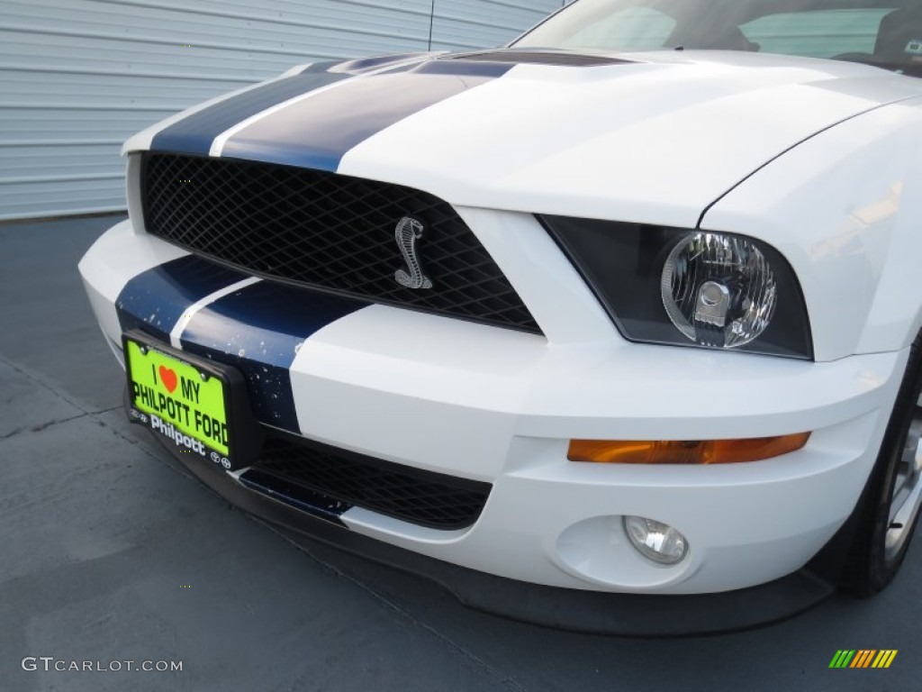 2009 Mustang Shelby GT500 Coupe - Performance White / Black/Black photo #11