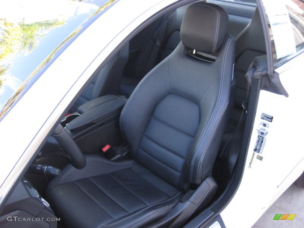 2011 E 350 Coupe - Arctic White / Black photo #22
