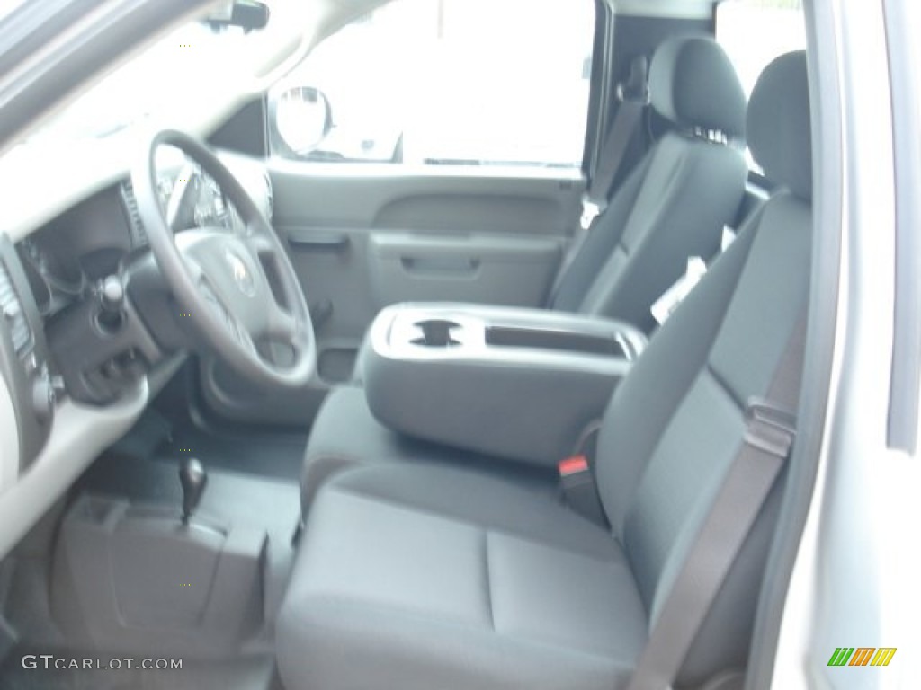 2013 Silverado 1500 Work Truck Regular Cab 4x4 - Silver Ice Metallic / Dark Titanium photo #11