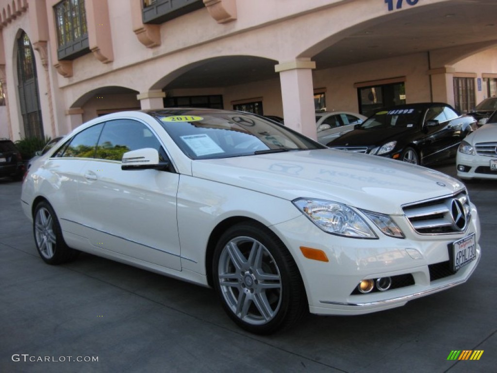 2011 E 350 Coupe - Arctic White / Black photo #27