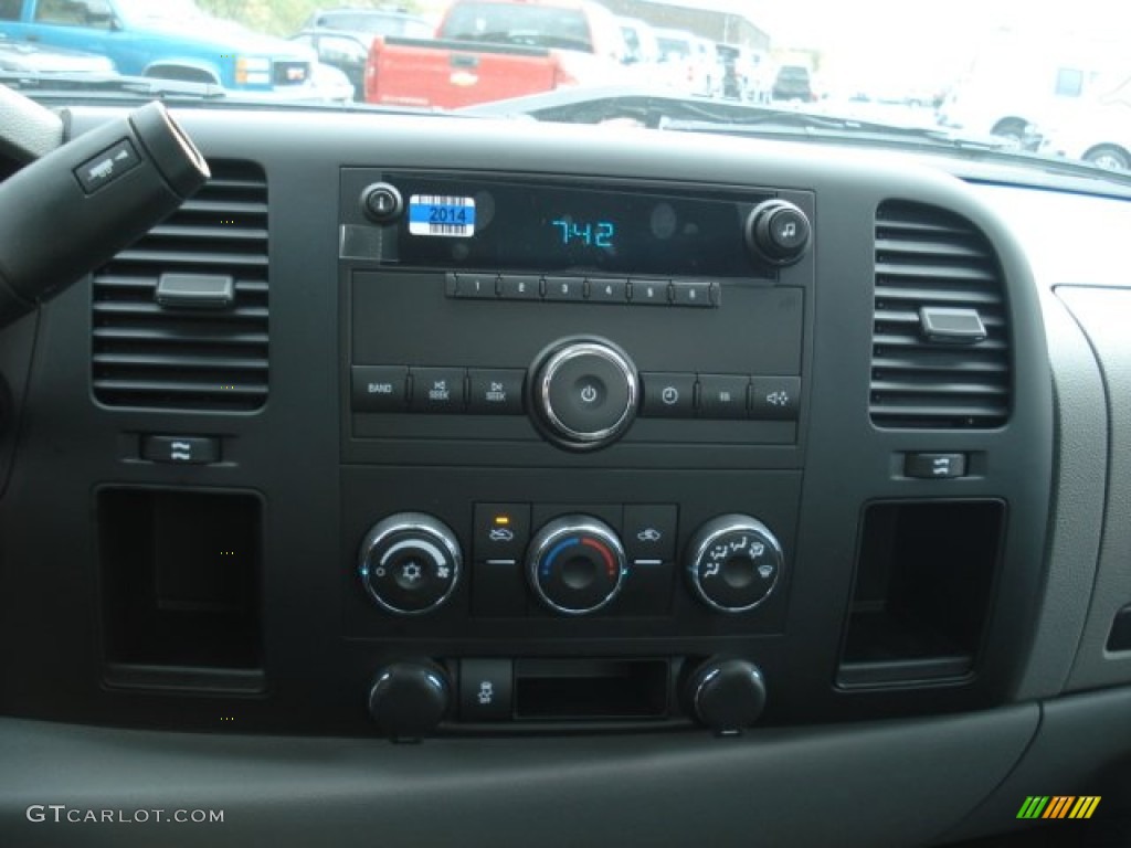 2013 Silverado 1500 Work Truck Regular Cab 4x4 - Silver Ice Metallic / Dark Titanium photo #16