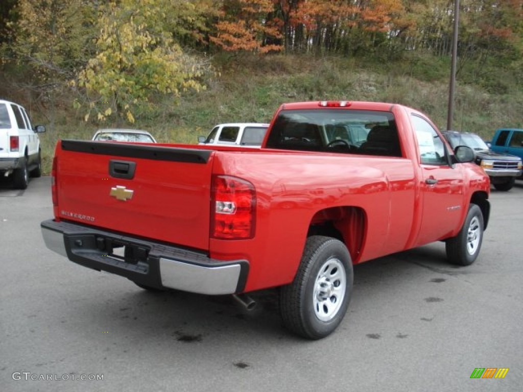 2013 Silverado 1500 Work Truck Regular Cab - Victory Red / Dark Titanium photo #8