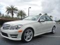 Arctic White 2012 Mercedes-Benz C 250 Sport Exterior