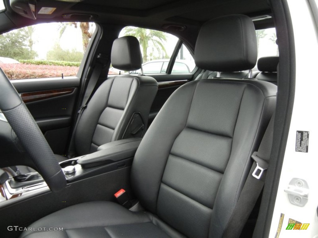 Black Interior 2012 Mercedes-Benz C 250 Sport Photo #72211901