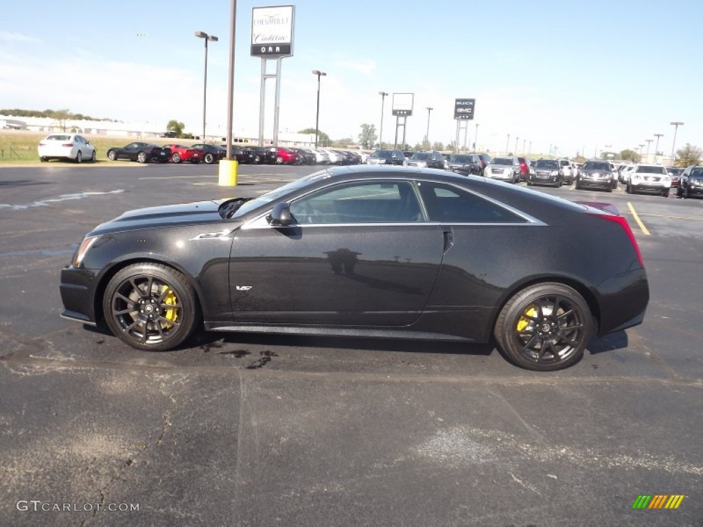 2013 CTS -V Coupe - Black Diamond Tricoat / Ebony photo #8