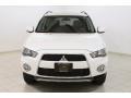 2012 Diamond White Pearl Mitsubishi Outlander SE AWD  photo #2