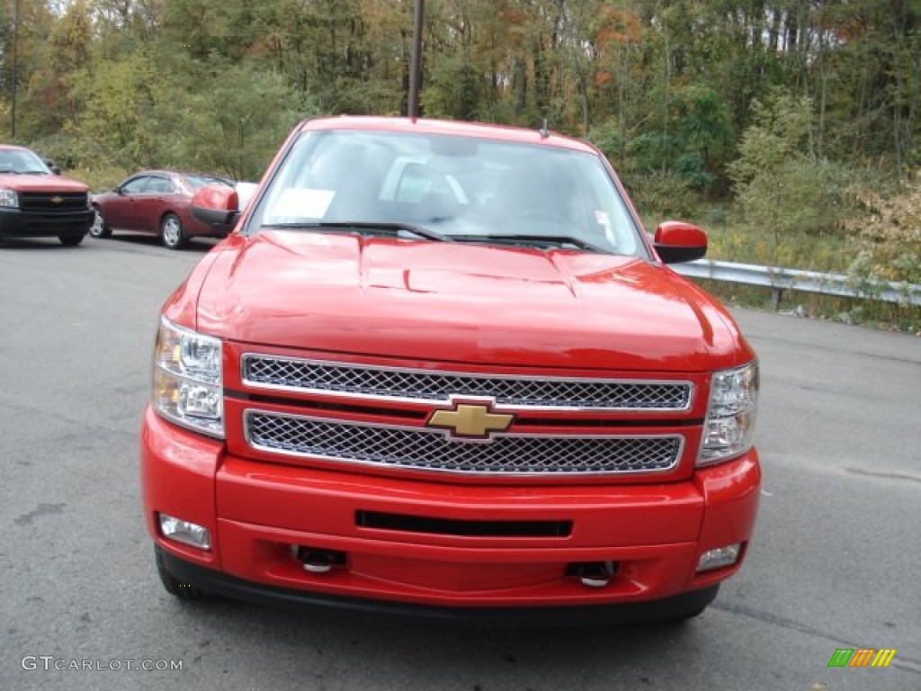 2013 Silverado 1500 LT Crew Cab 4x4 - Victory Red / Ebony photo #3