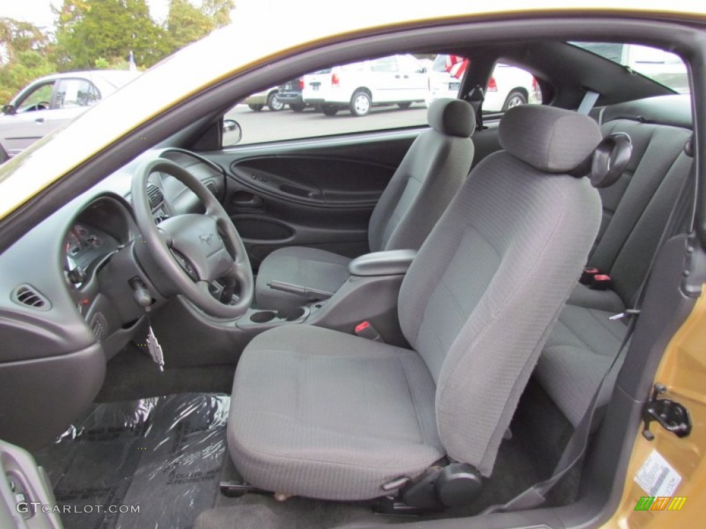 2000 Ford Mustang V6 Coupe Front Seat Photo #72214026