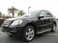 Black 2010 Mercedes-Benz ML 350 4Matic Exterior