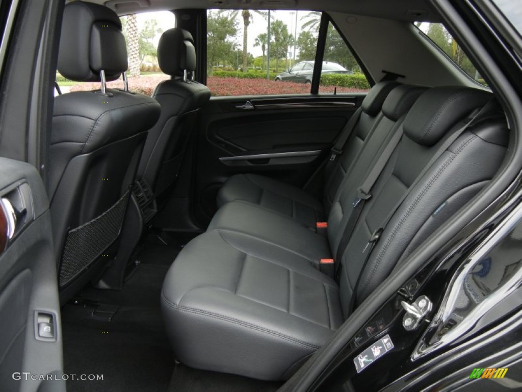 Black Interior 2010 Mercedes-Benz ML 350 4Matic Photo #72214915