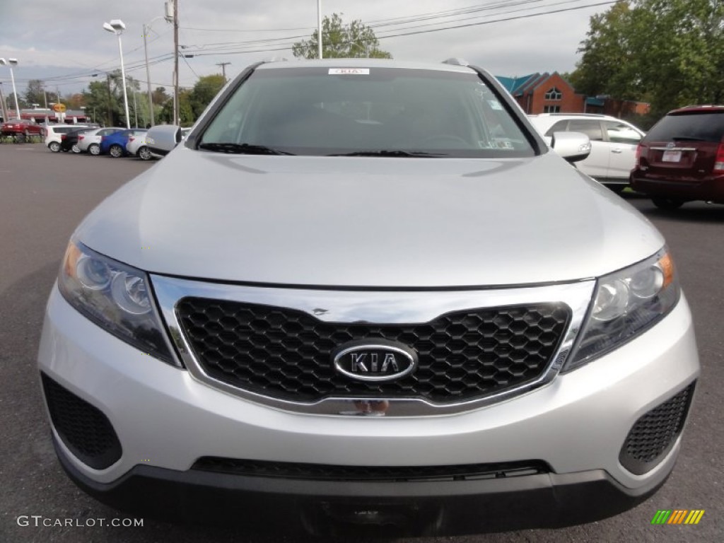 2012 Sorento LX V6 AWD - Bright Silver / Black photo #3