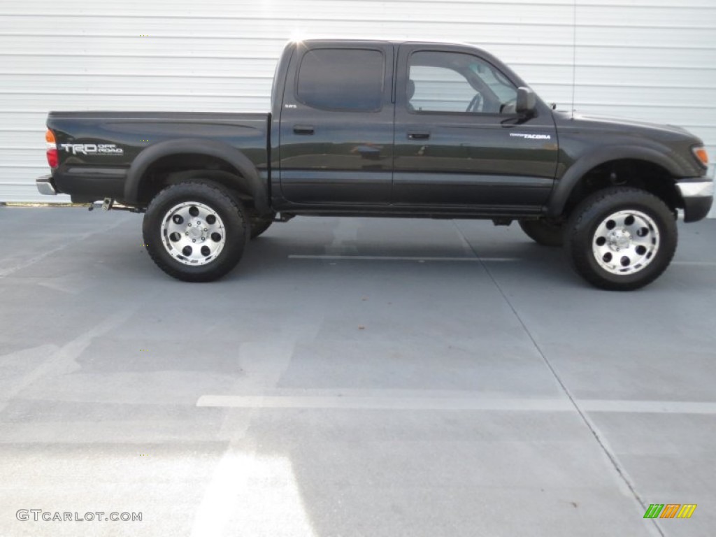 Black Sand Pearl 2002 Toyota Tacoma V6 PreRunner TRD Double Cab Exterior Photo #72216887