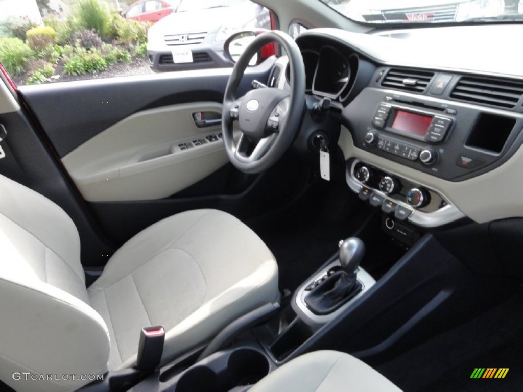 Beige Interior 2012 Kia Rio LX Photo #72217130