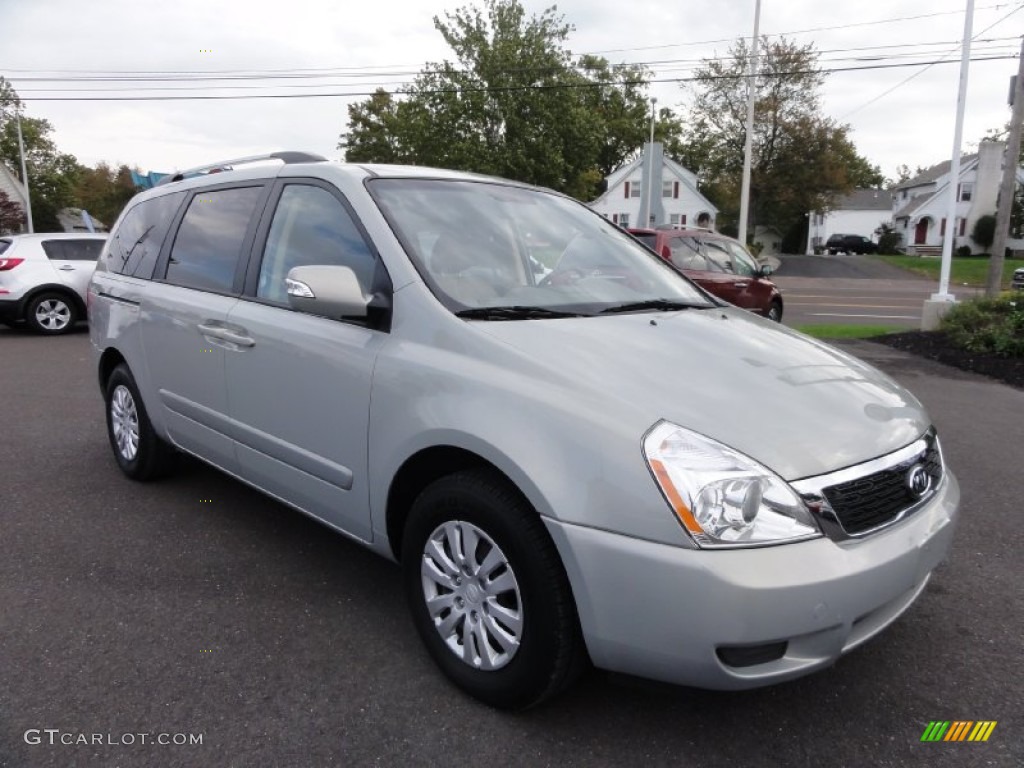 Silverstone Beige 2012 Kia Sedona LX Exterior Photo #72217487