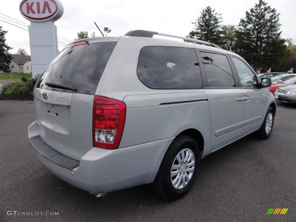 Silverstone Beige 2012 Kia Sedona LX Exterior Photo #72217538