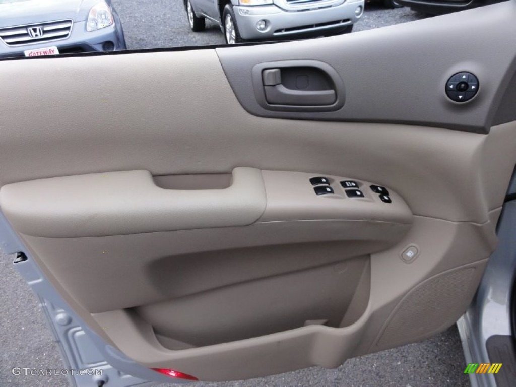 2012 Kia Sedona LX Beige Door Panel Photo #72217681