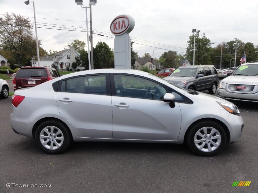 Bright Silver 2012 Kia Rio LX Exterior Photo #72218660