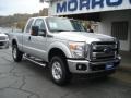 2012 Ingot Silver Metallic Ford F250 Super Duty XLT SuperCab 4x4  photo #2