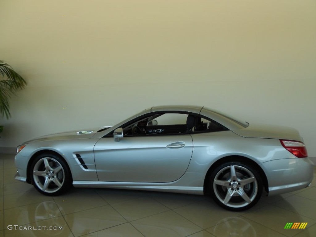 Iridium Silver Metallic 2013 Mercedes-Benz SL 550 Roadster Exterior Photo #72219092