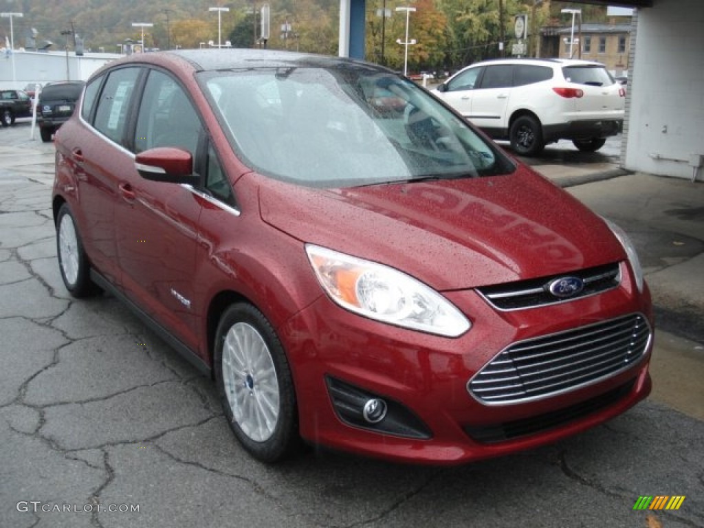 Ruby Red 2013 Ford C-Max Hybrid SEL Exterior Photo #72219176