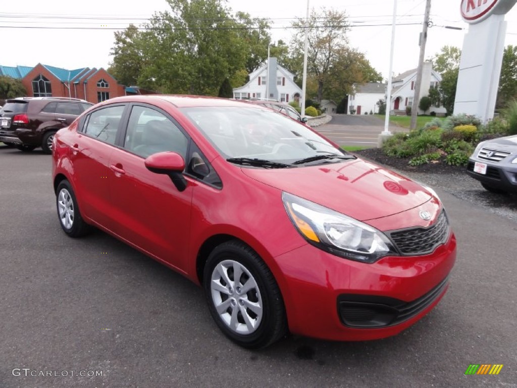 Signal Red 2012 Kia Rio LX Exterior Photo #72219188