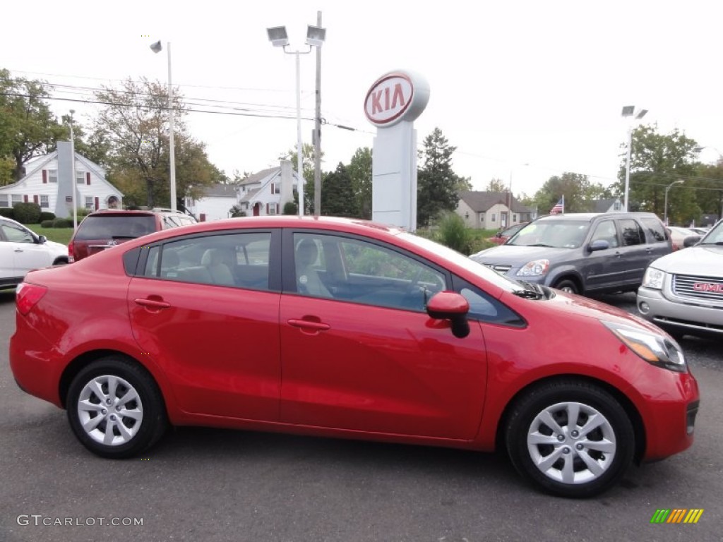 Signal Red 2012 Kia Rio LX Exterior Photo #72219215