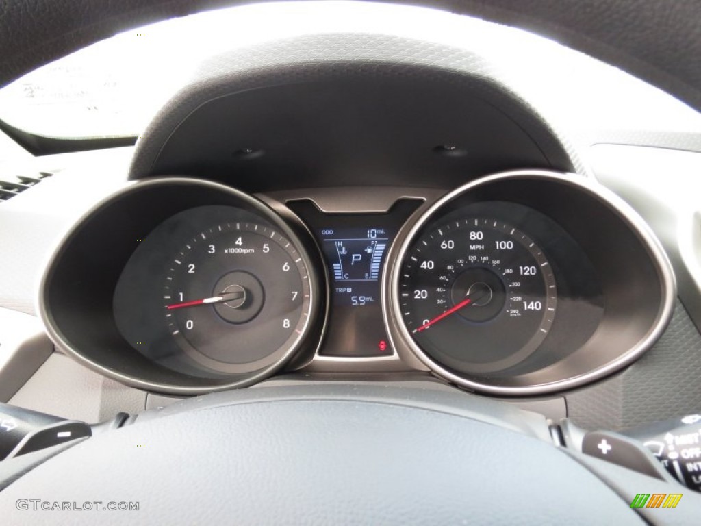 2013 Hyundai Veloster Standard Veloster Model Gauges Photo #72219272