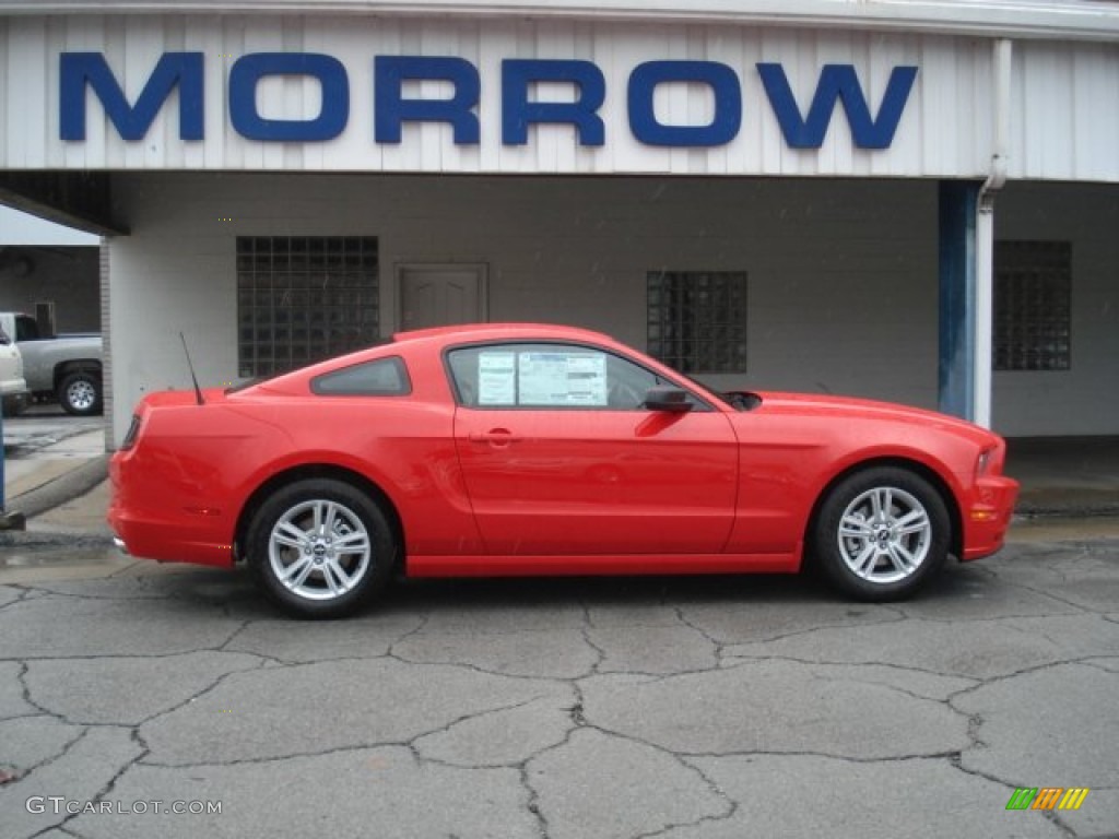 2013 Mustang V6 Coupe - Race Red / Charcoal Black photo #1